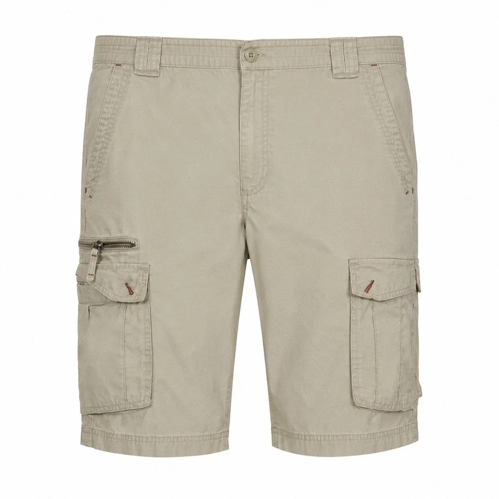 Columbia Men 40 Khaki Tan Cotton Cargo Shorts XM4592 Outdoor Hiking Utility